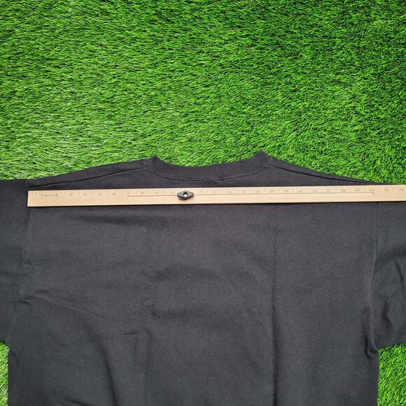 Vintage 90s "Only The Strong Survive" Wolf Sweatshirt Mens XL Baggy Boxy Fit - Picture 12 of 14